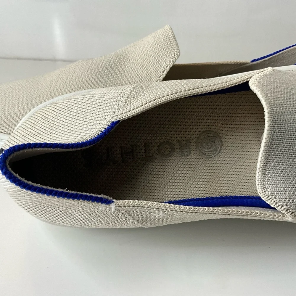 Rothys Casual Cream Slip-On Sneakers 8.5 - Picture 10 of 11